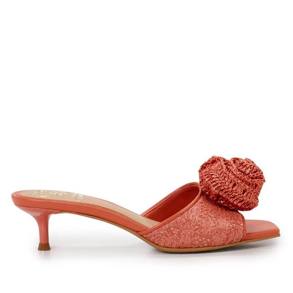 Brand New Vince Camuto Faiza Heels Sandals in Peach Pop Size 5.5M - Picture 2 of 5